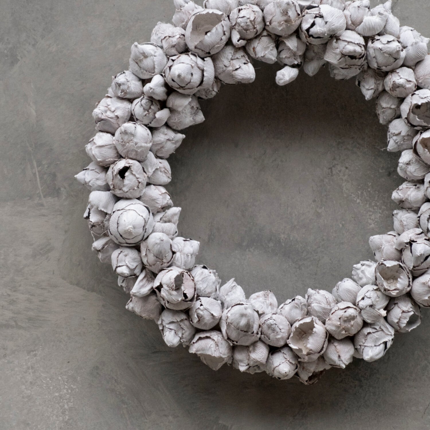 Kranz Coco fruit dünn - weiß