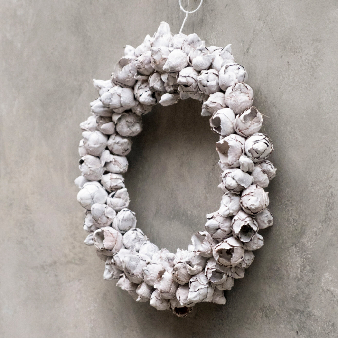 Kranz Coco fruit dünn - weiß