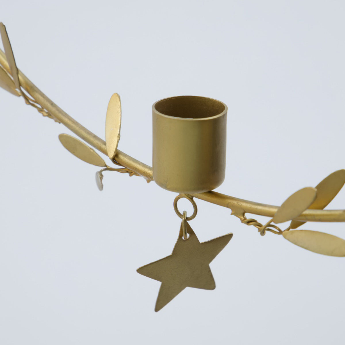 Kerzenhalter Kranz Mistel - gold