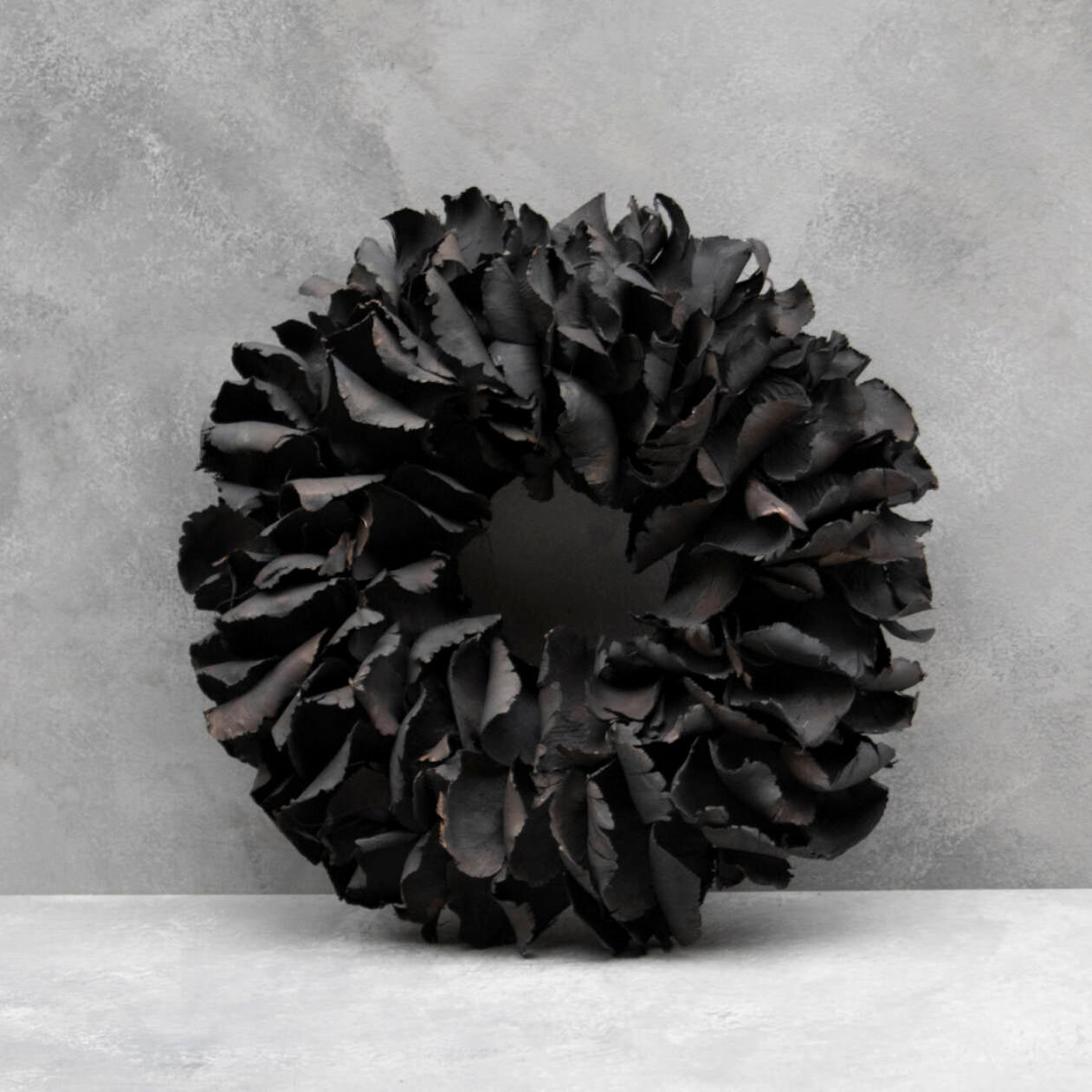 Kranz Palm Petal - schwarz