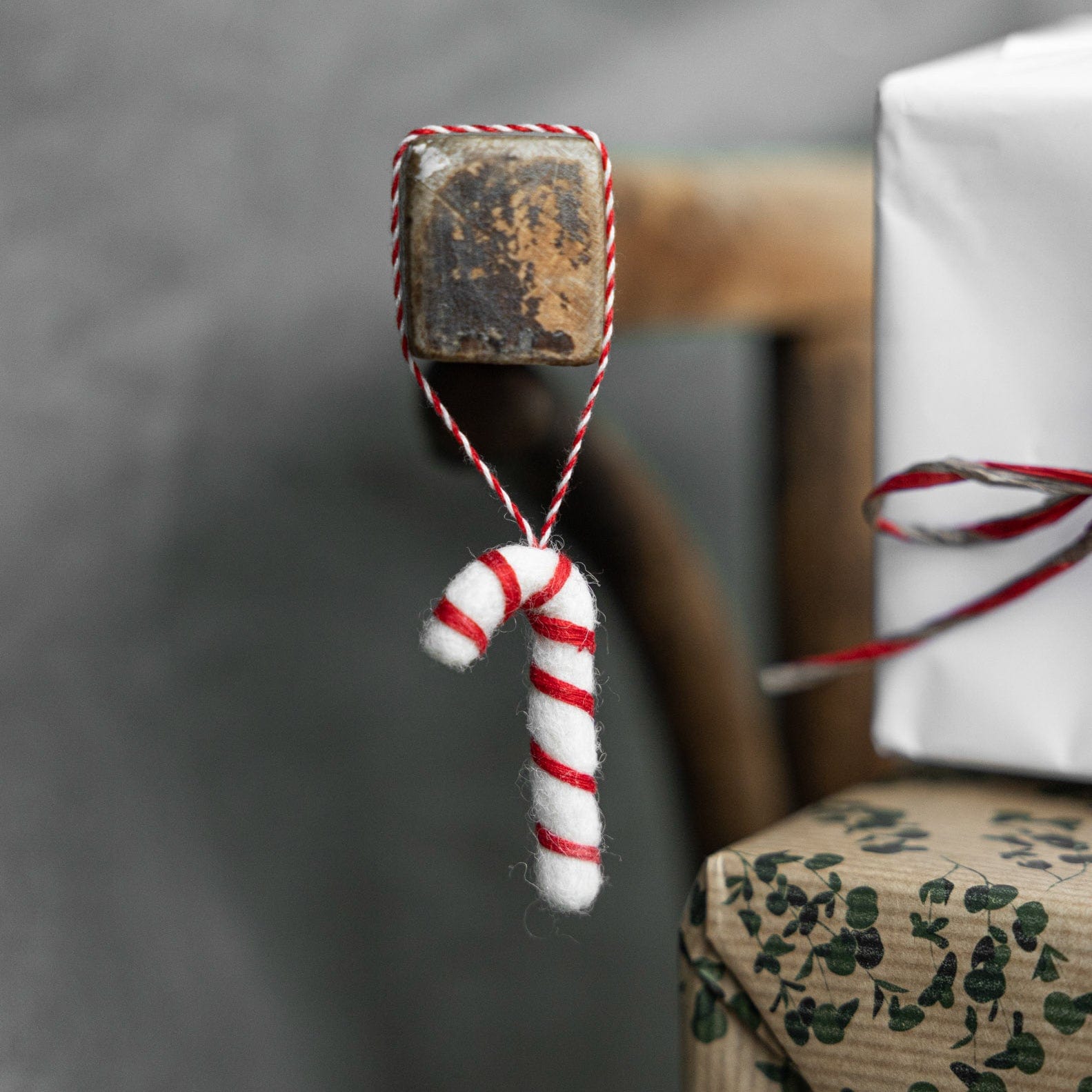 Filzanhänger Zuckerstange Kroksta