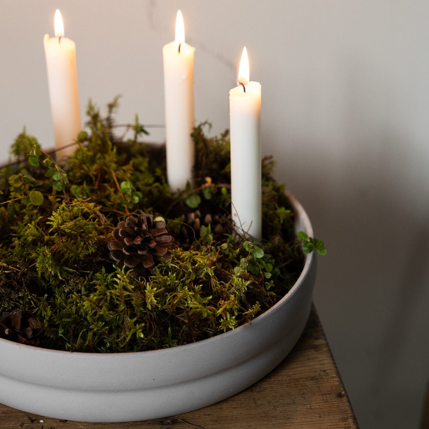 Kerzenhalter Kvistholmen - hellgrau
