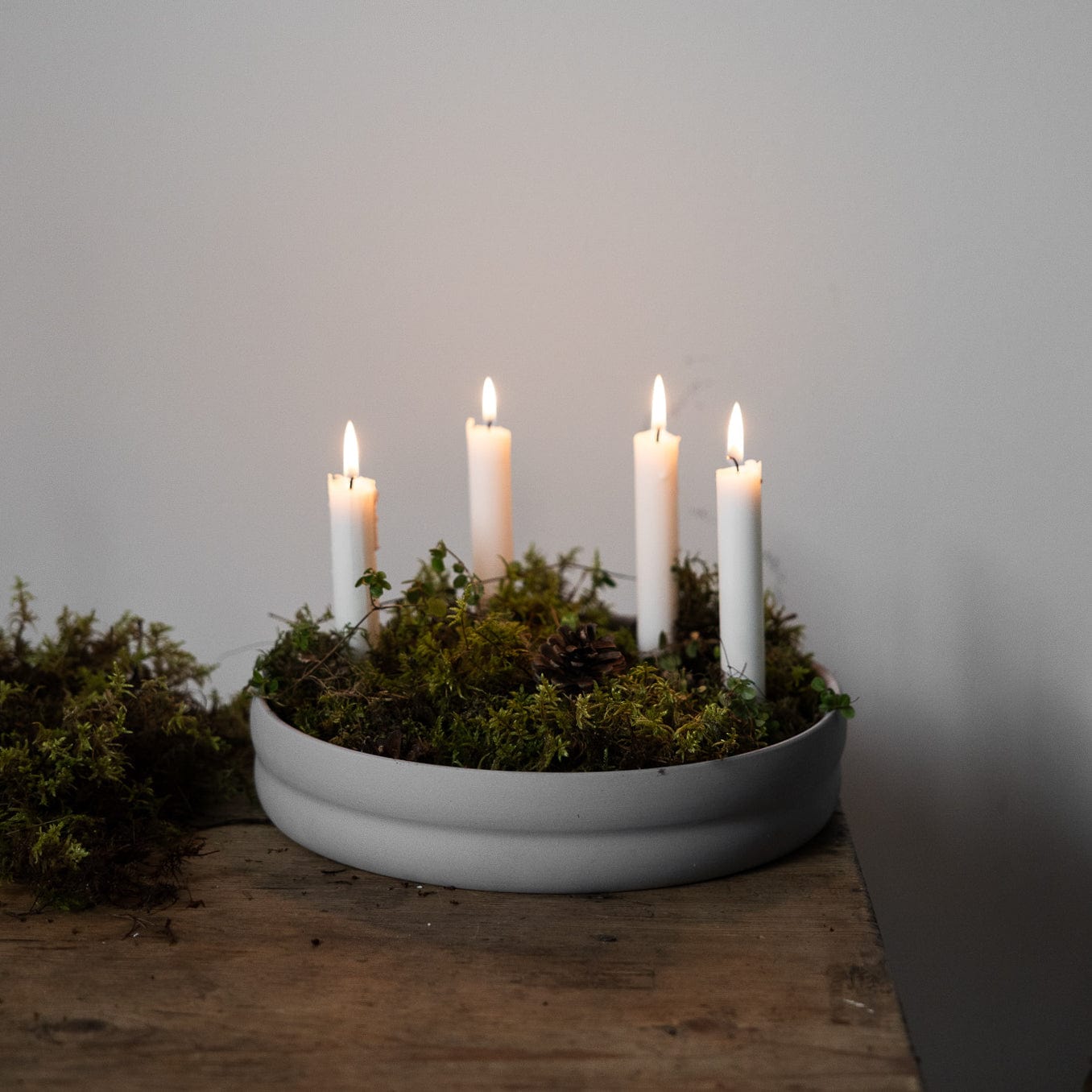 Kerzenhalter Kvistholmen - hellgrau