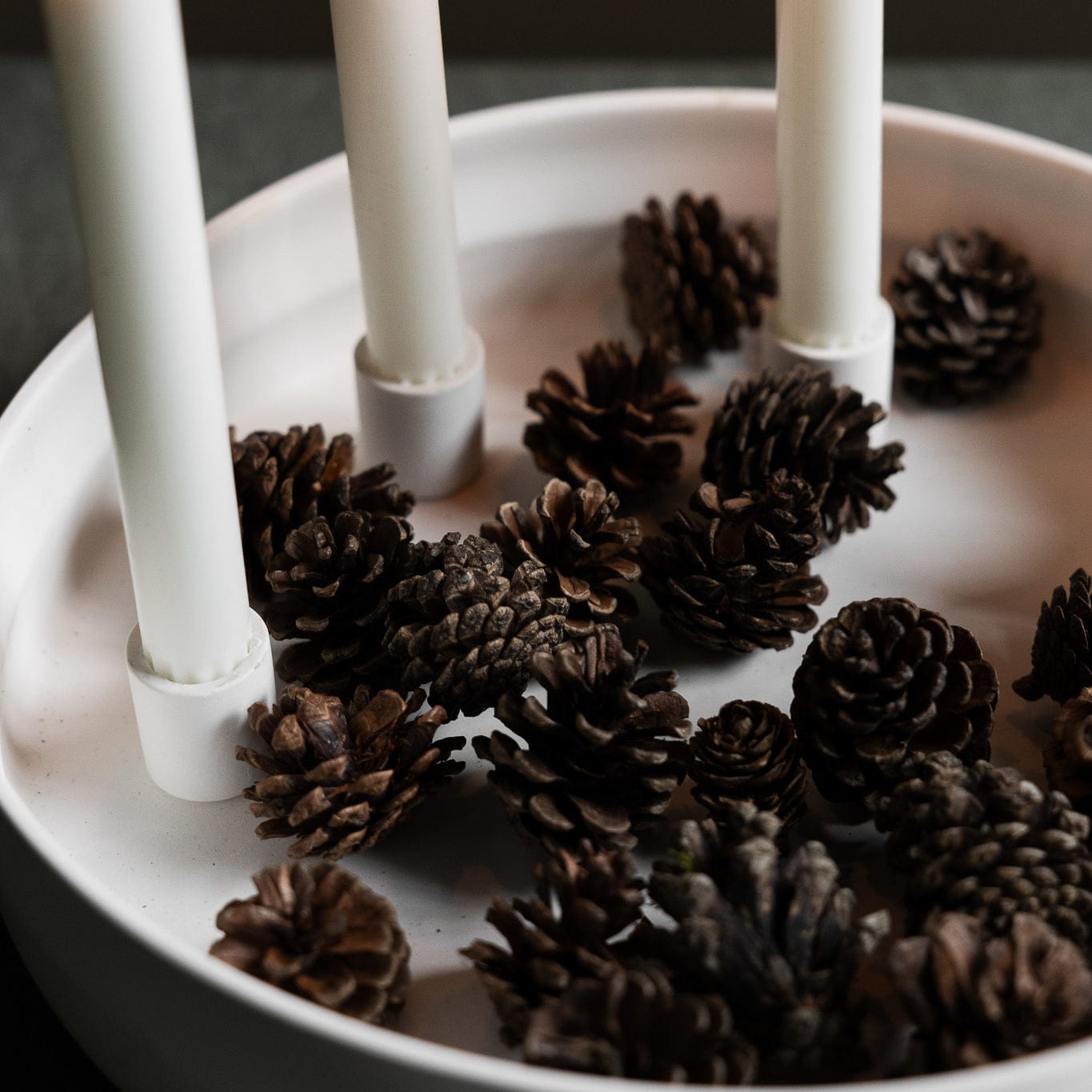 Kerzenhalter Kvistholmen - weiß