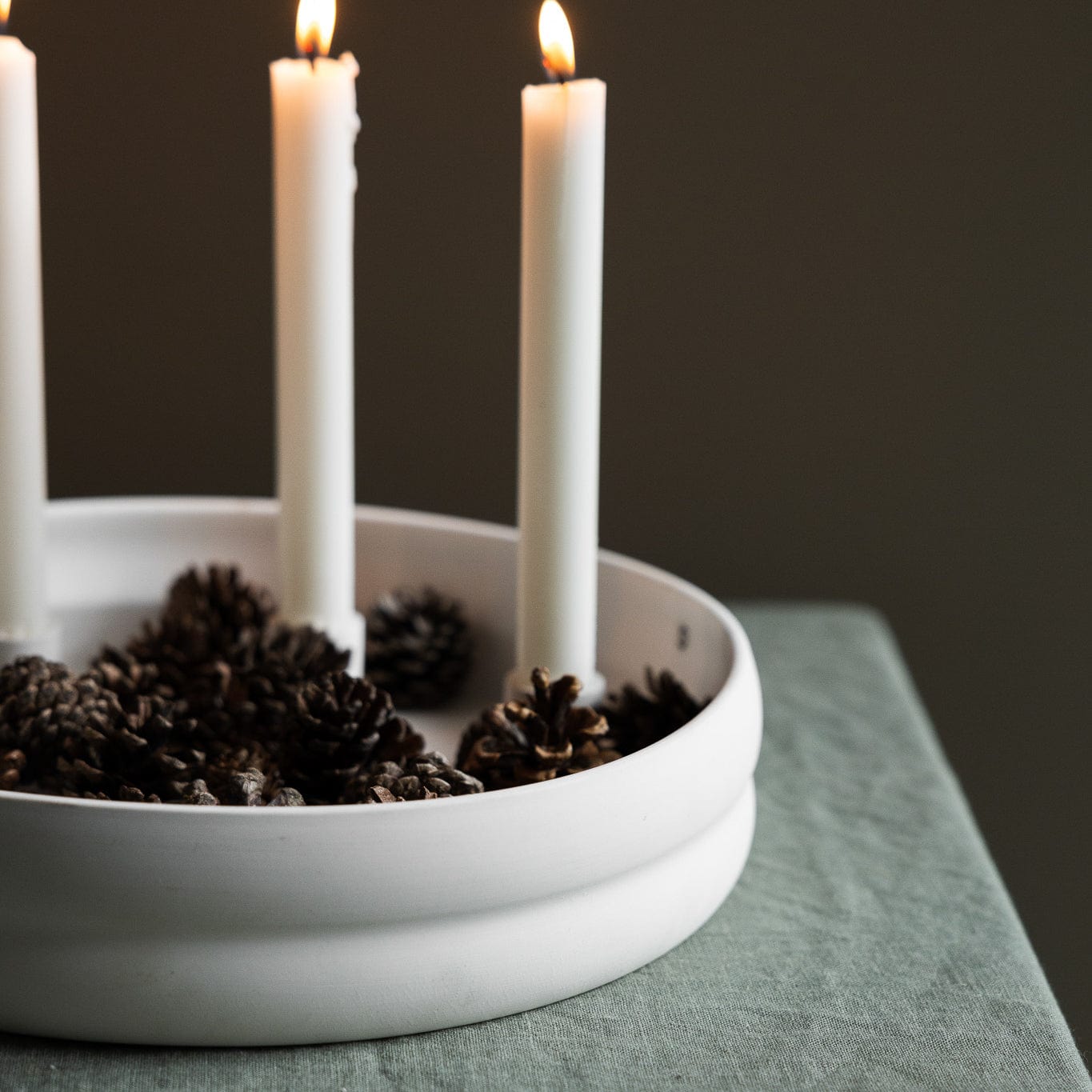 Kerzenhalter Kvistholmen - weiß