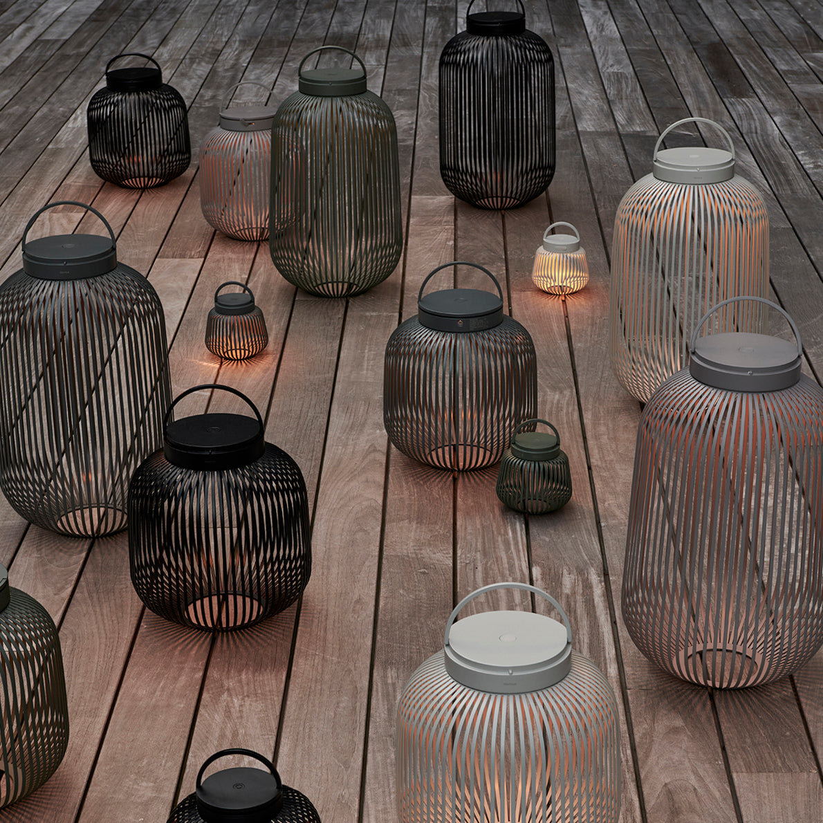 LED-Gartenlaterne LITO indoor & outdoor - agave green