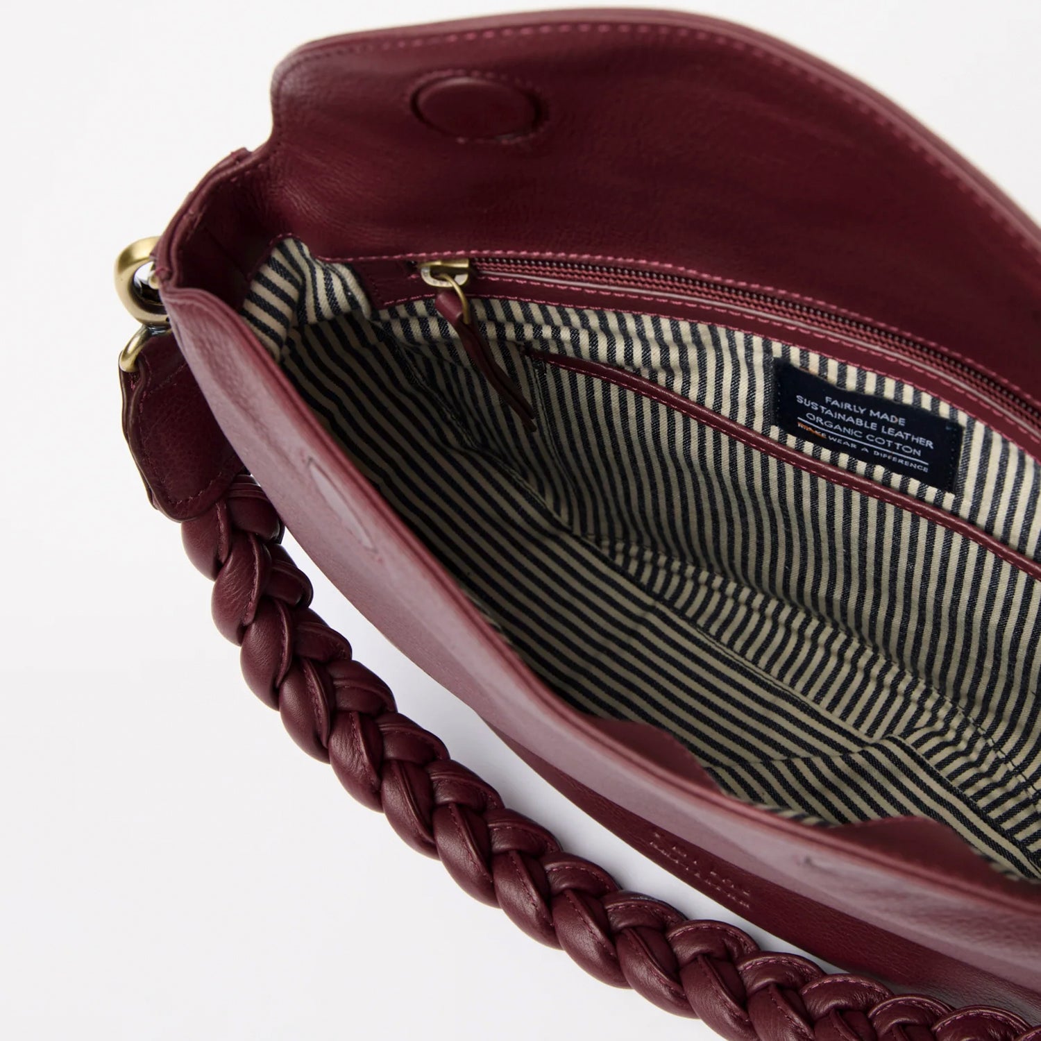 Lana Tasche - Leder Dark Cherry mit 2 Straps