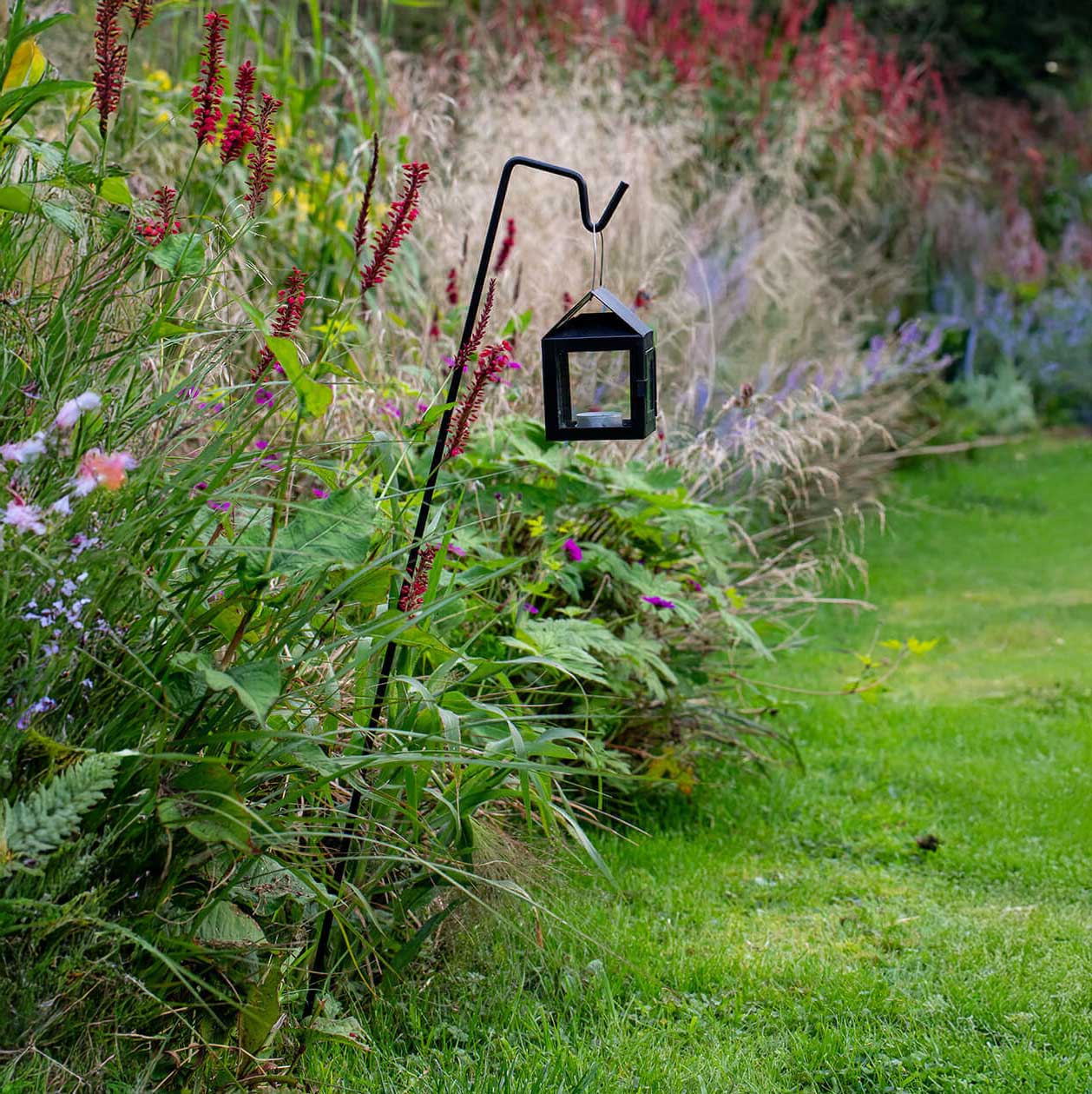 Spieß für Laterne - schwarz