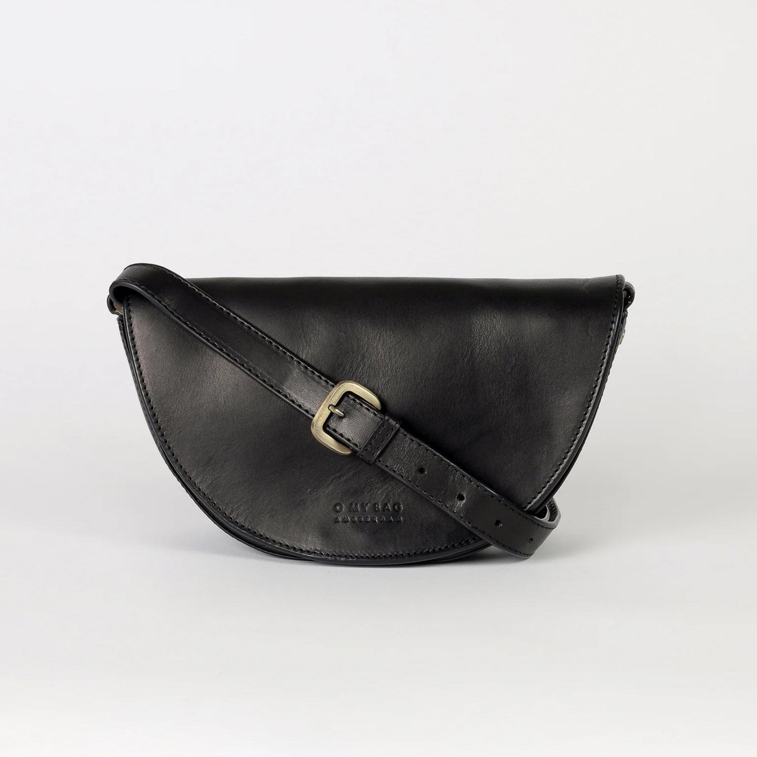 Laura Tasche - Leder Schwarz mit 2 Straps