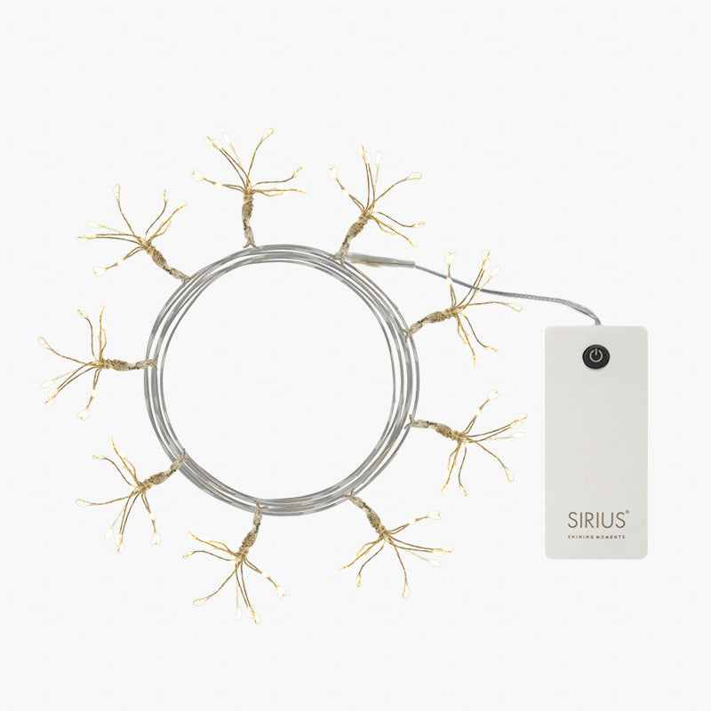 LED-Lichterkette Nova - silber