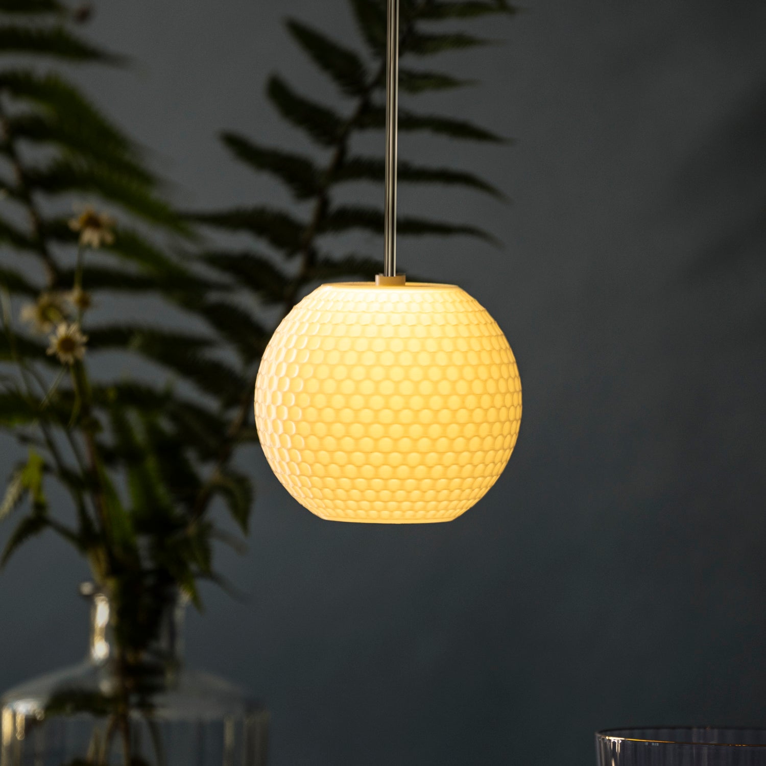 Lampenschirm BEE für LED-Stern - weiß