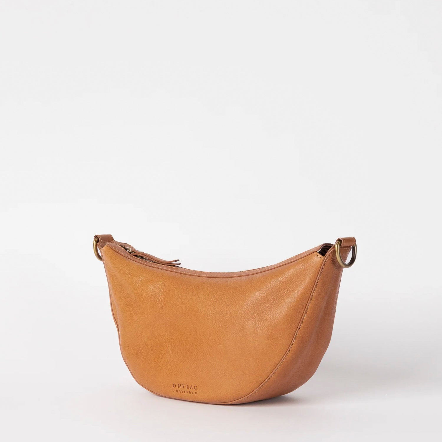 Leo Tasche - Leder Cognac mit 2 Straps