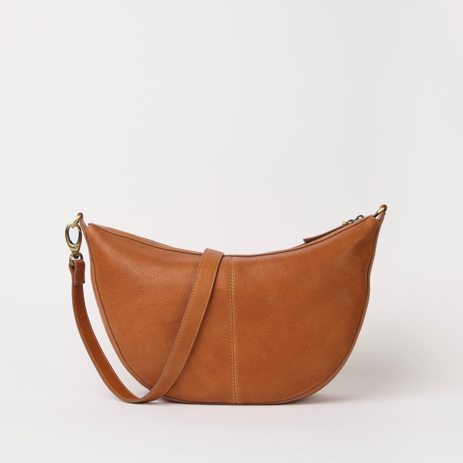 Leo Maxi Tasche - Leder Cognac