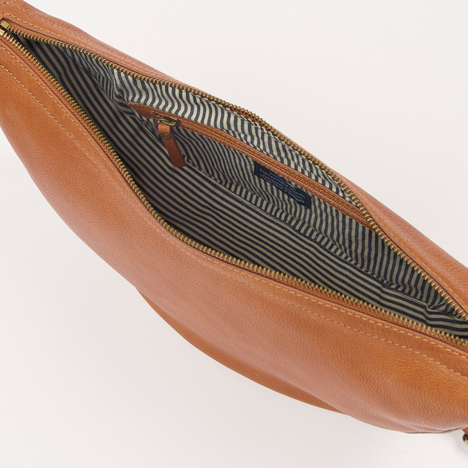 Leo Maxi Tasche - Leder Cognac