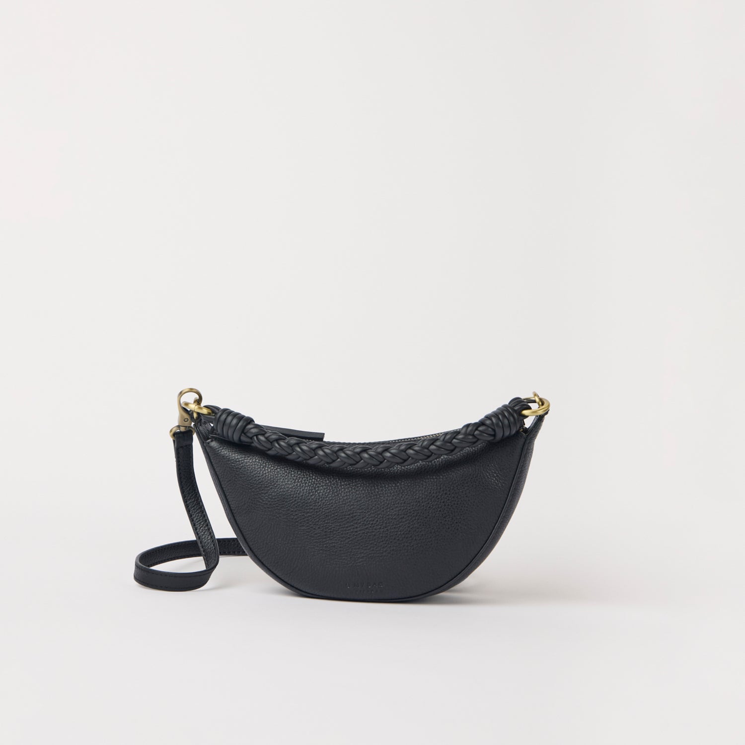 Leo Mini Tasche - Leder Schwarz mit 2 Straps