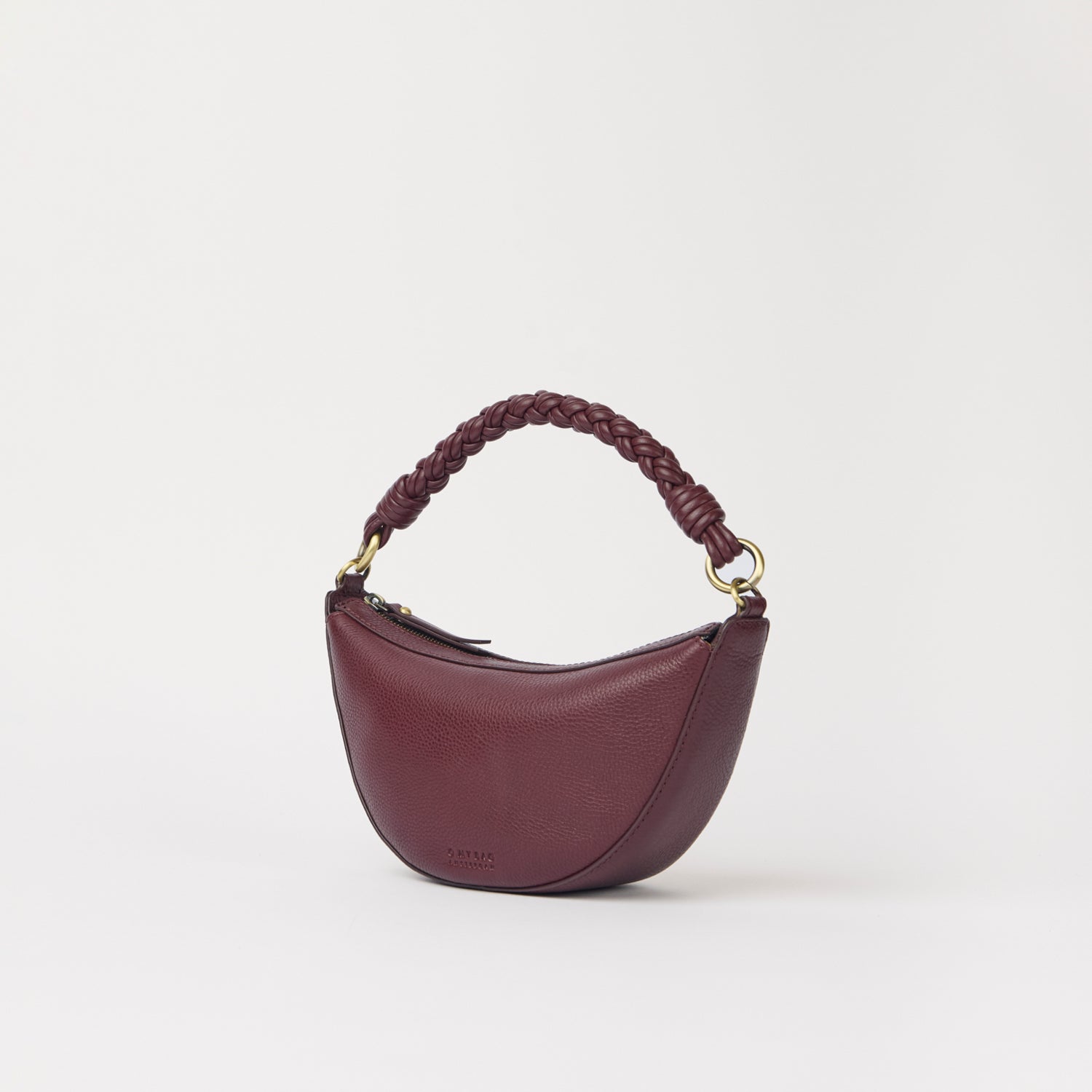 Leo Mini Tasche - Leder Dark Cherry mit 2 Straps