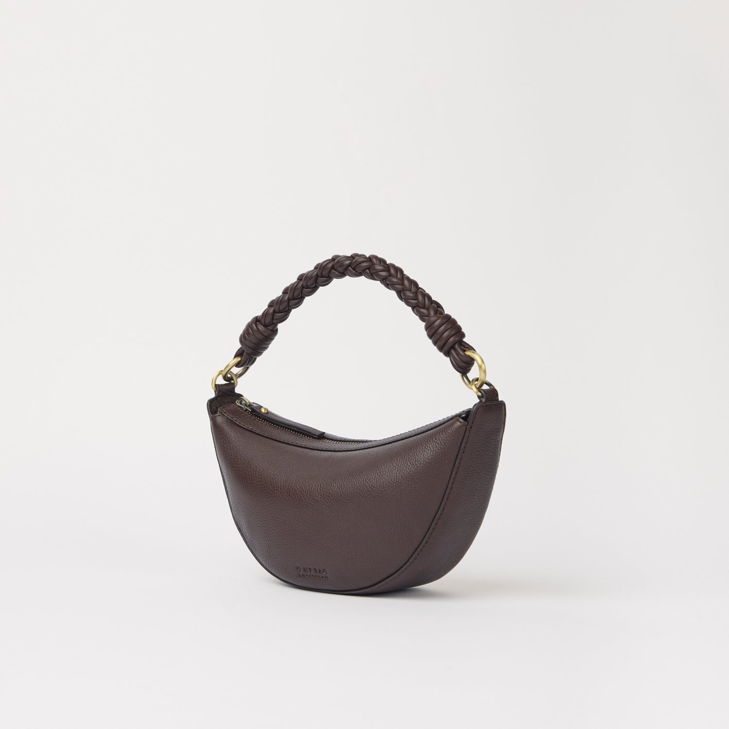 Leo Mini Tasche - Leder Chocolate mit 2 Straps