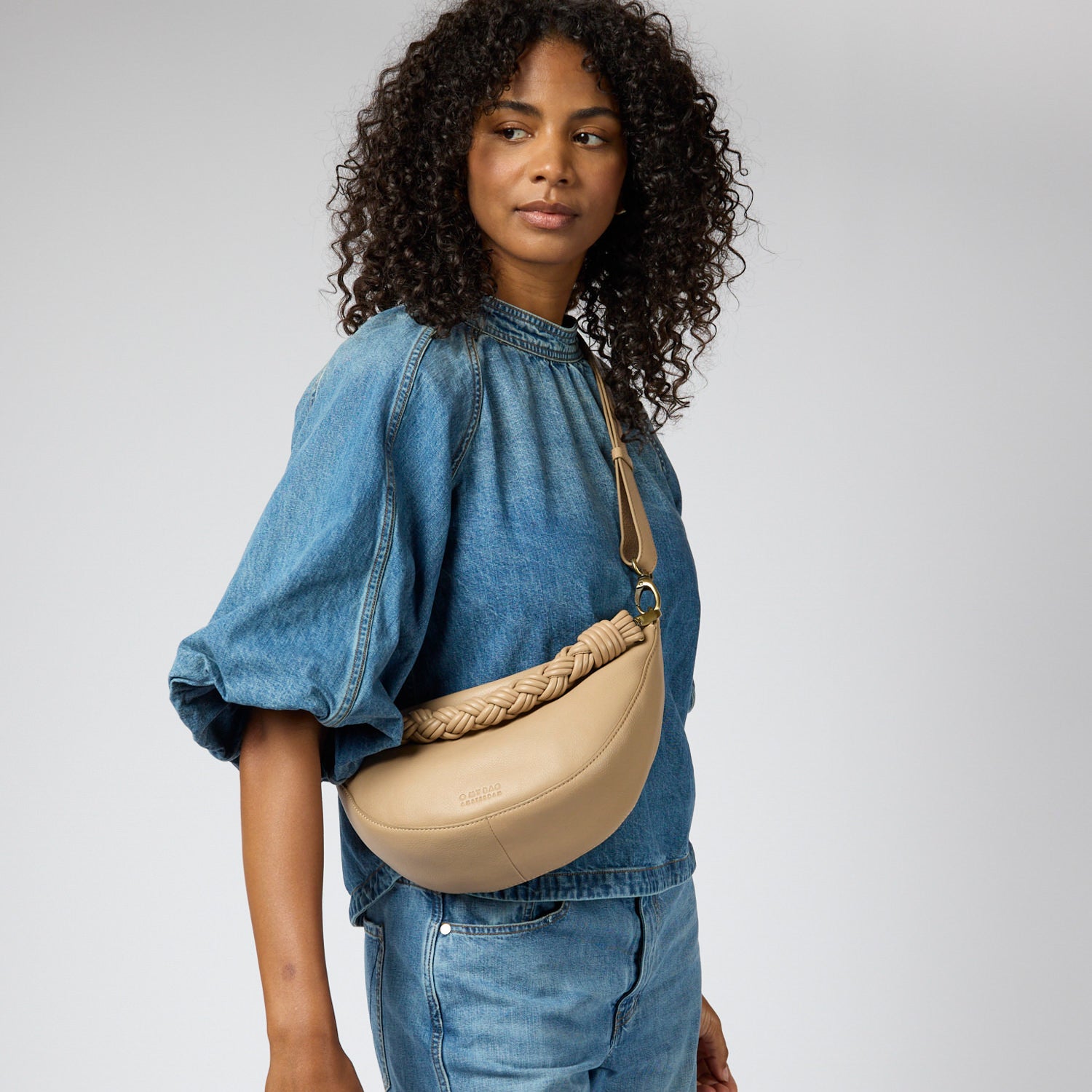 Leo Tasche - Leder Sand mit 2 Straps