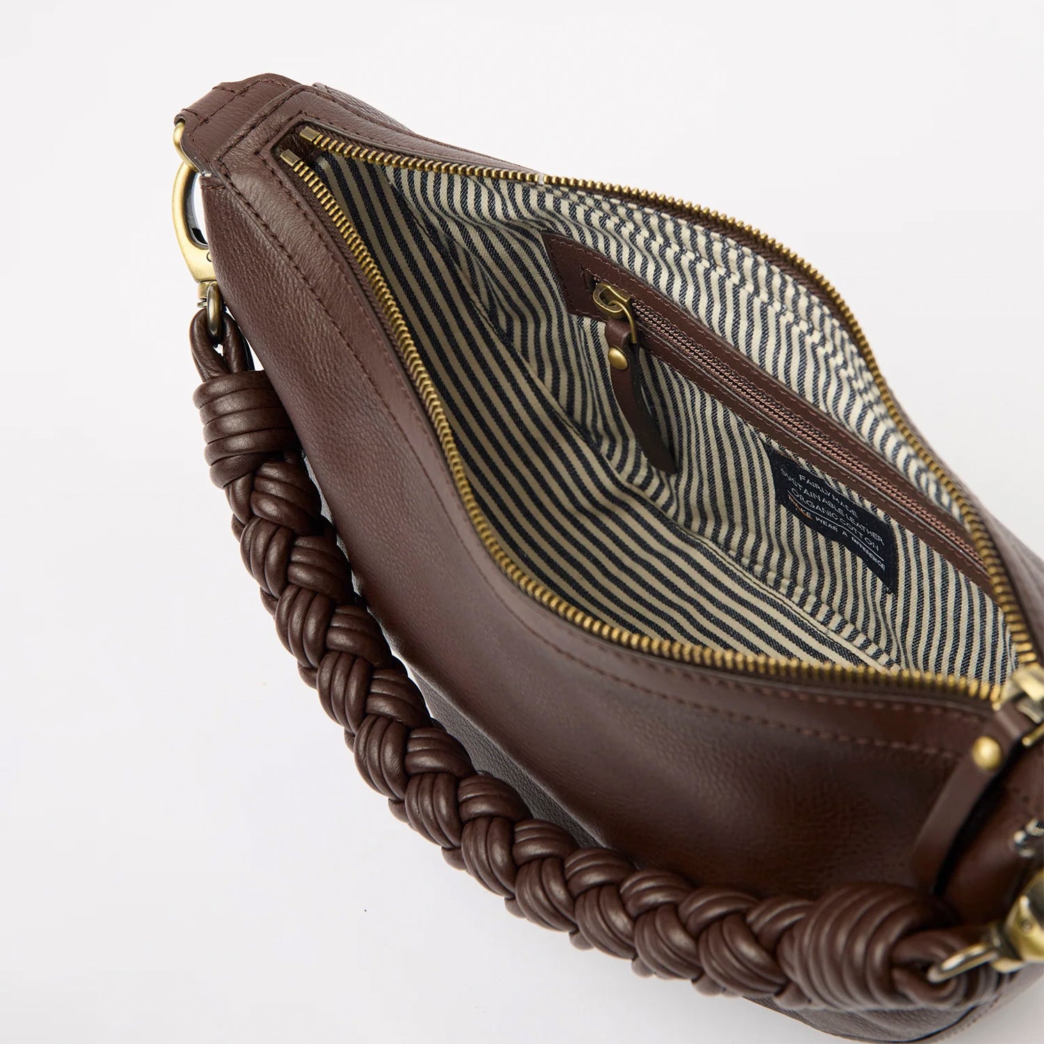 Leo Tasche - Leder Chocolate mit 2 Straps