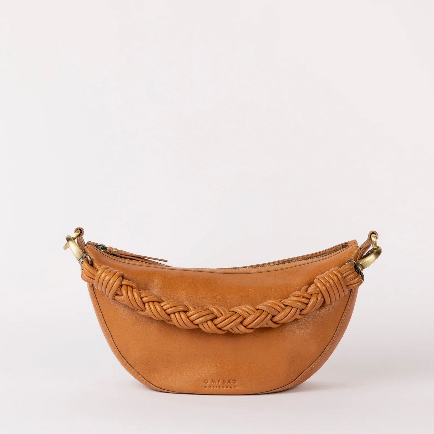 Leo Tasche - Leder Cognac mit 2 Straps