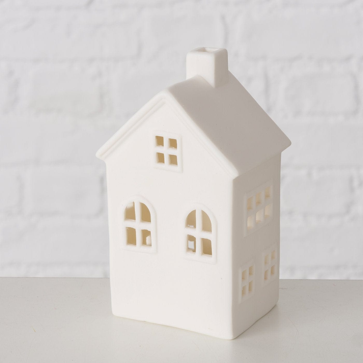 Lichthaus Lykka mit LED Beleuchtung - weiß