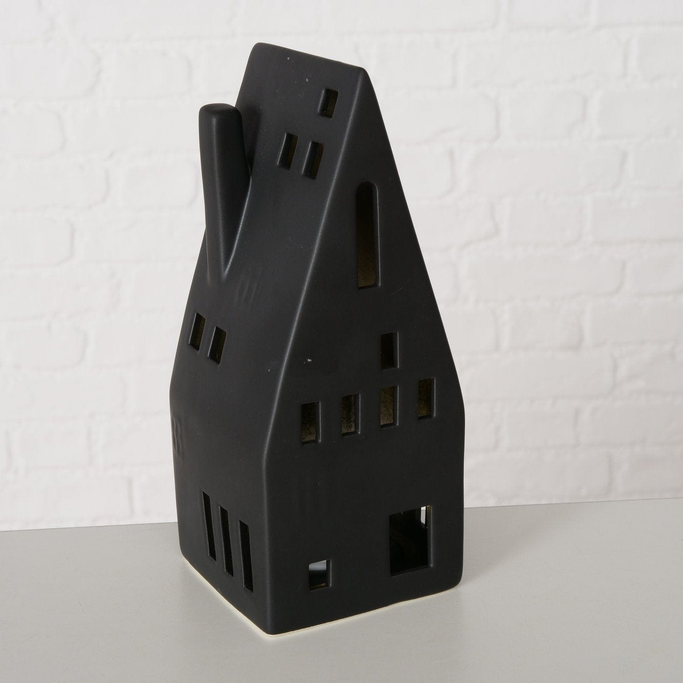 Lichthaus Hygga mit LED Beleuchtung M - schwarz