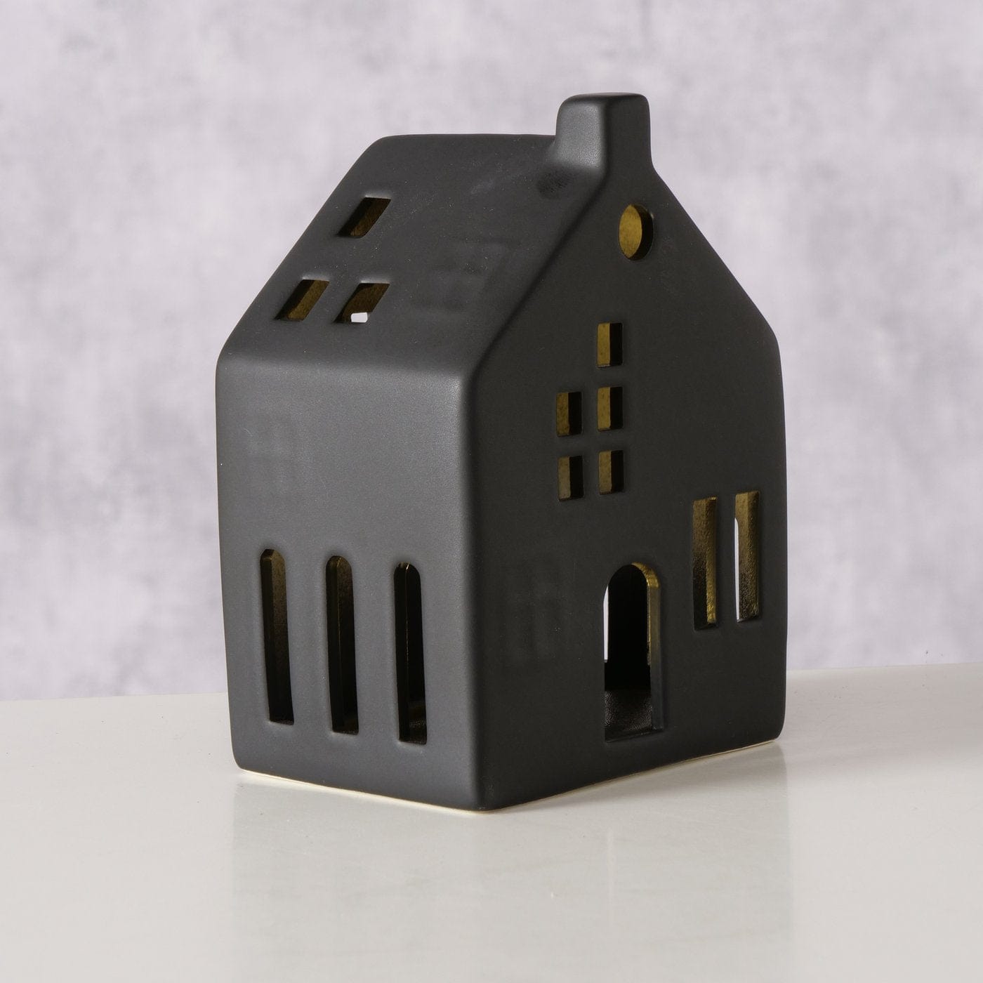 Lichthaus Hygga mit LED Beleuchtung S - schwarz