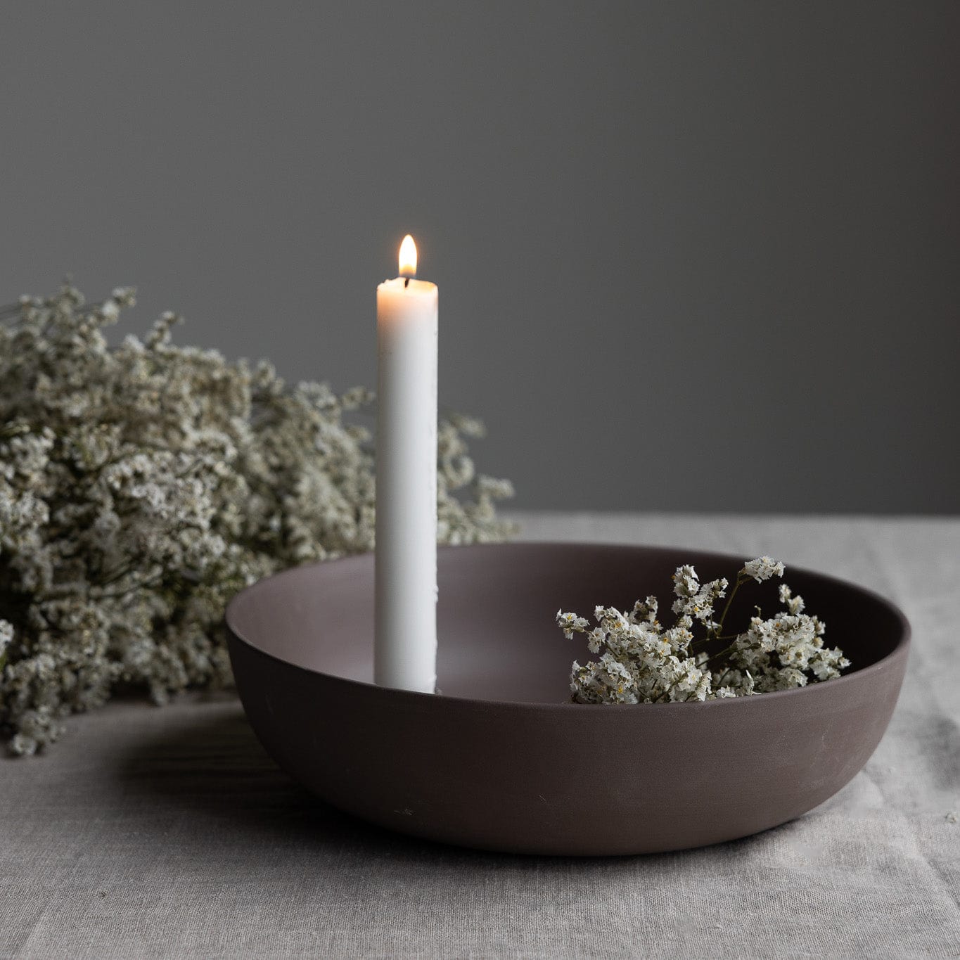 Lidatorp Kerzenhalter 26cm - braun