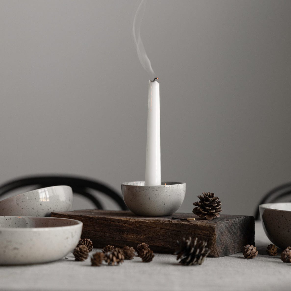 Lidatorp Kerzenhalter mini - natur