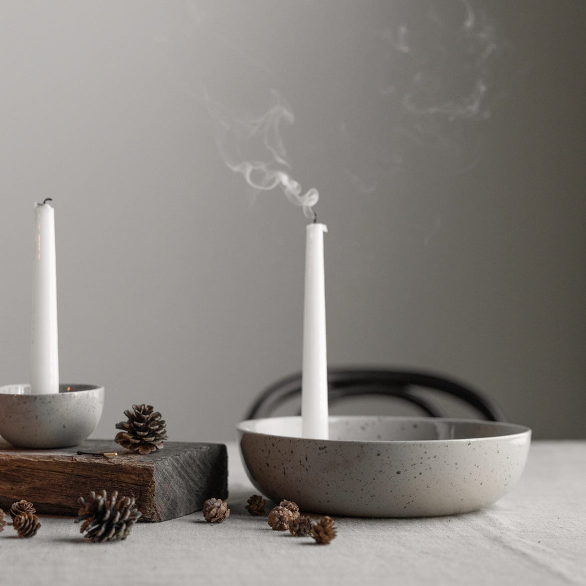 Lidatorp Kerzenhalter 26cm - natur