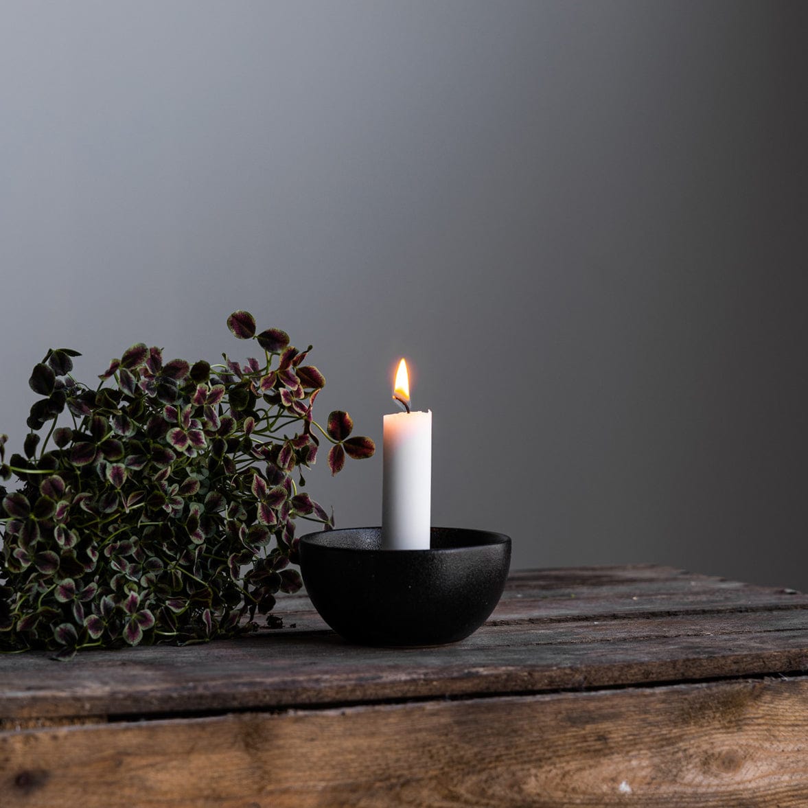 Lidatorp Kerzenhalter mini - schwarz
