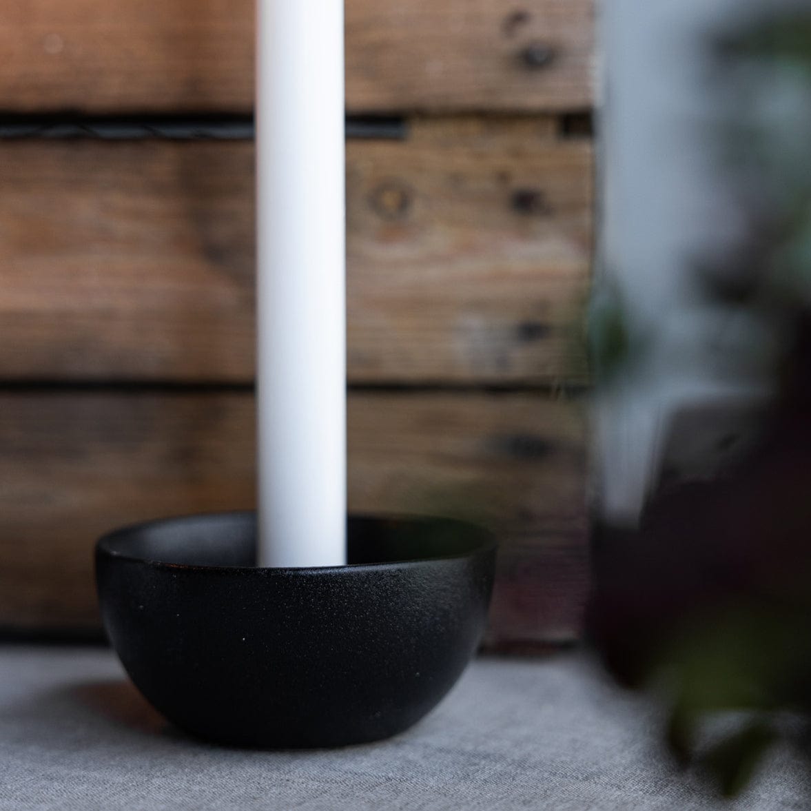 Lidatorp Kerzenhalter mini - schwarz