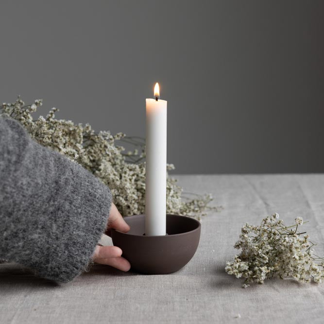 Lidatorp Kerzenhalter mini - braun