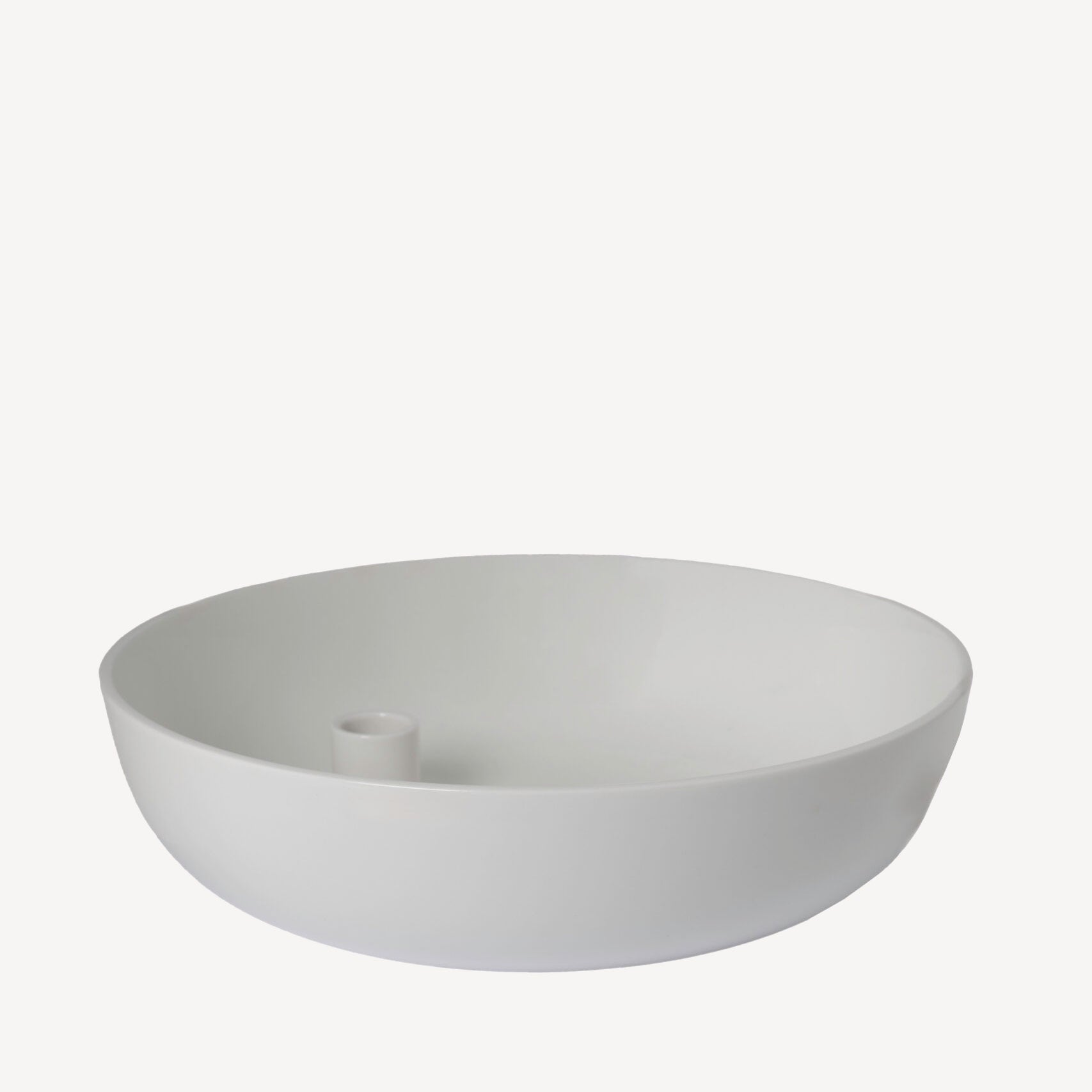 Lidatorp Kerzenhalter 26cm - weiß glasiert