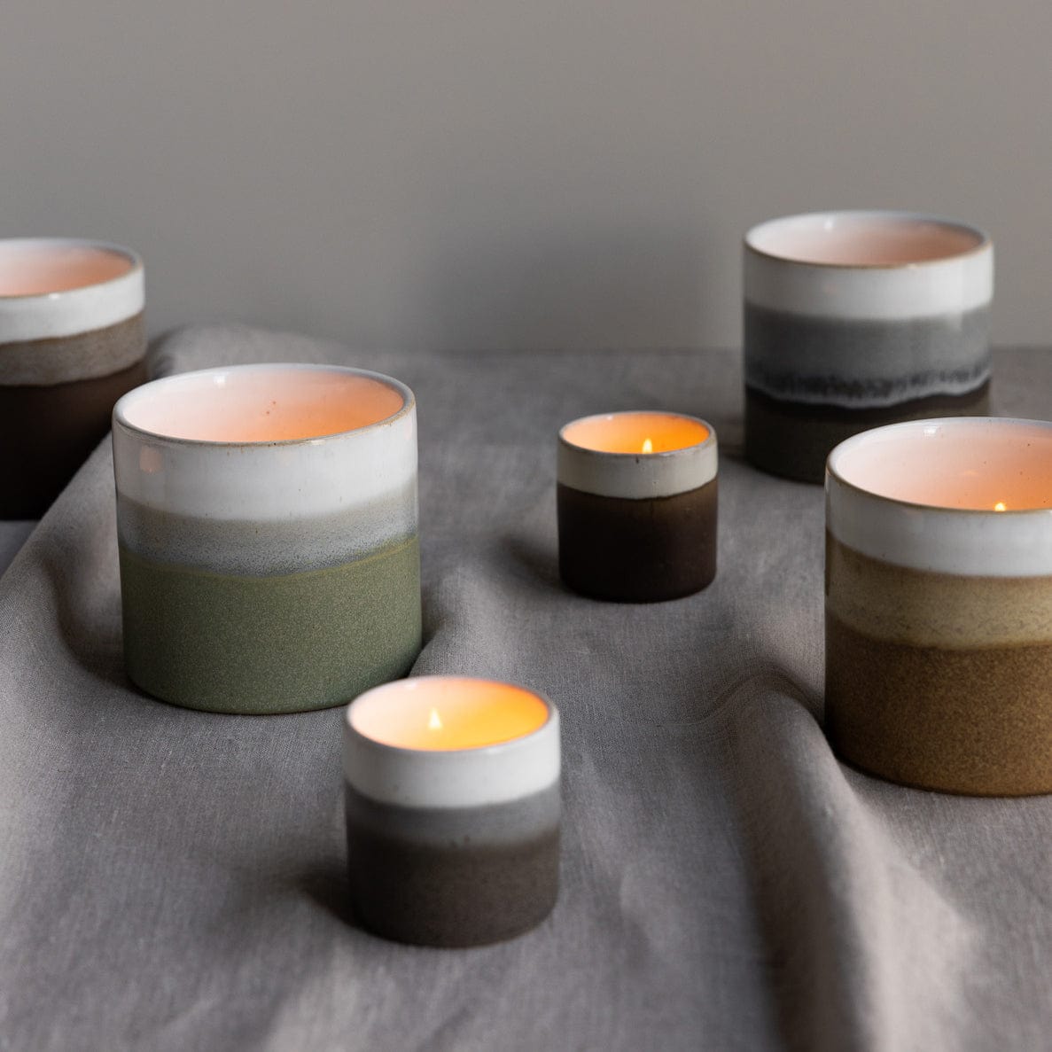 OUTLET Ljungarum Teelichthalter - braun