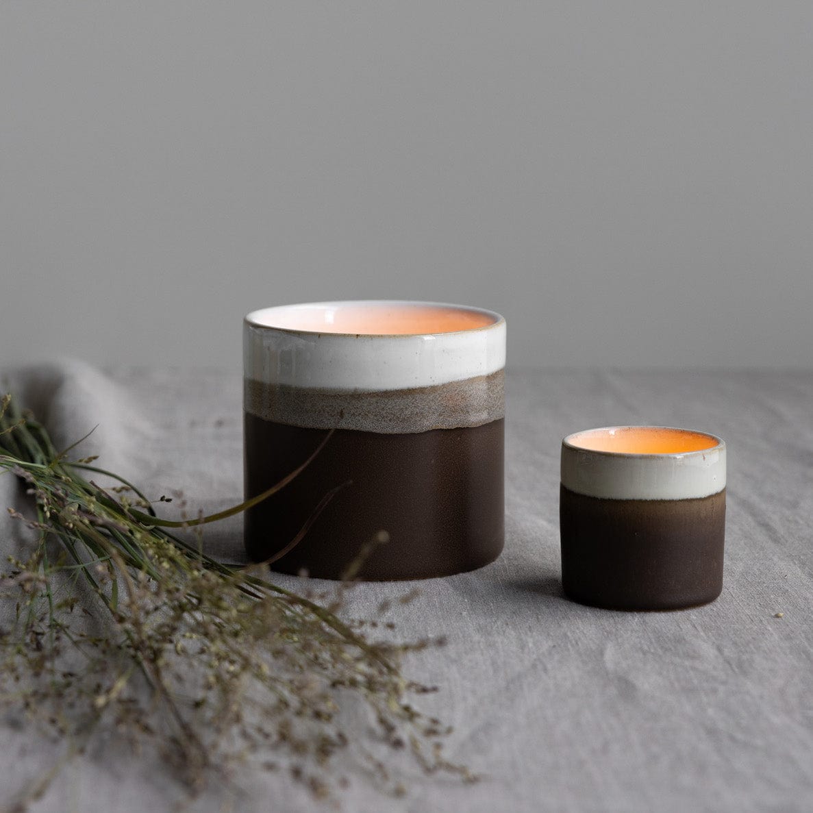 OUTLET Ljungarum Teelichthalter - braun