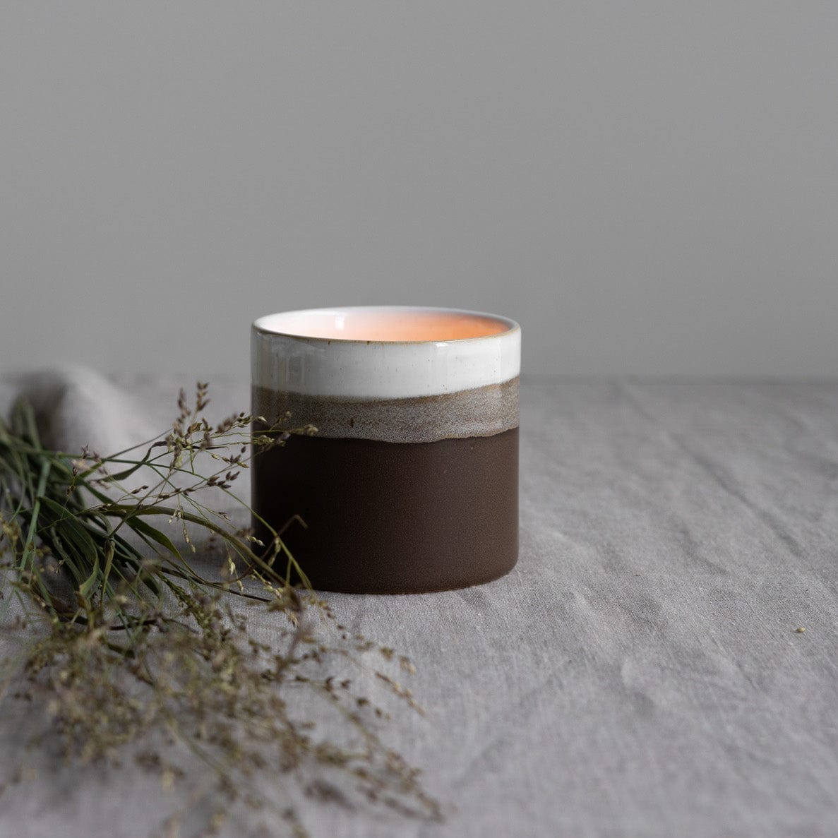 OUTLET Ljungarum Teelichthalter - braun