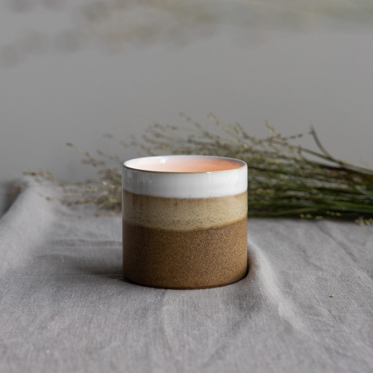 OUTLET Ljungarum Teelichthalter - hellbraun