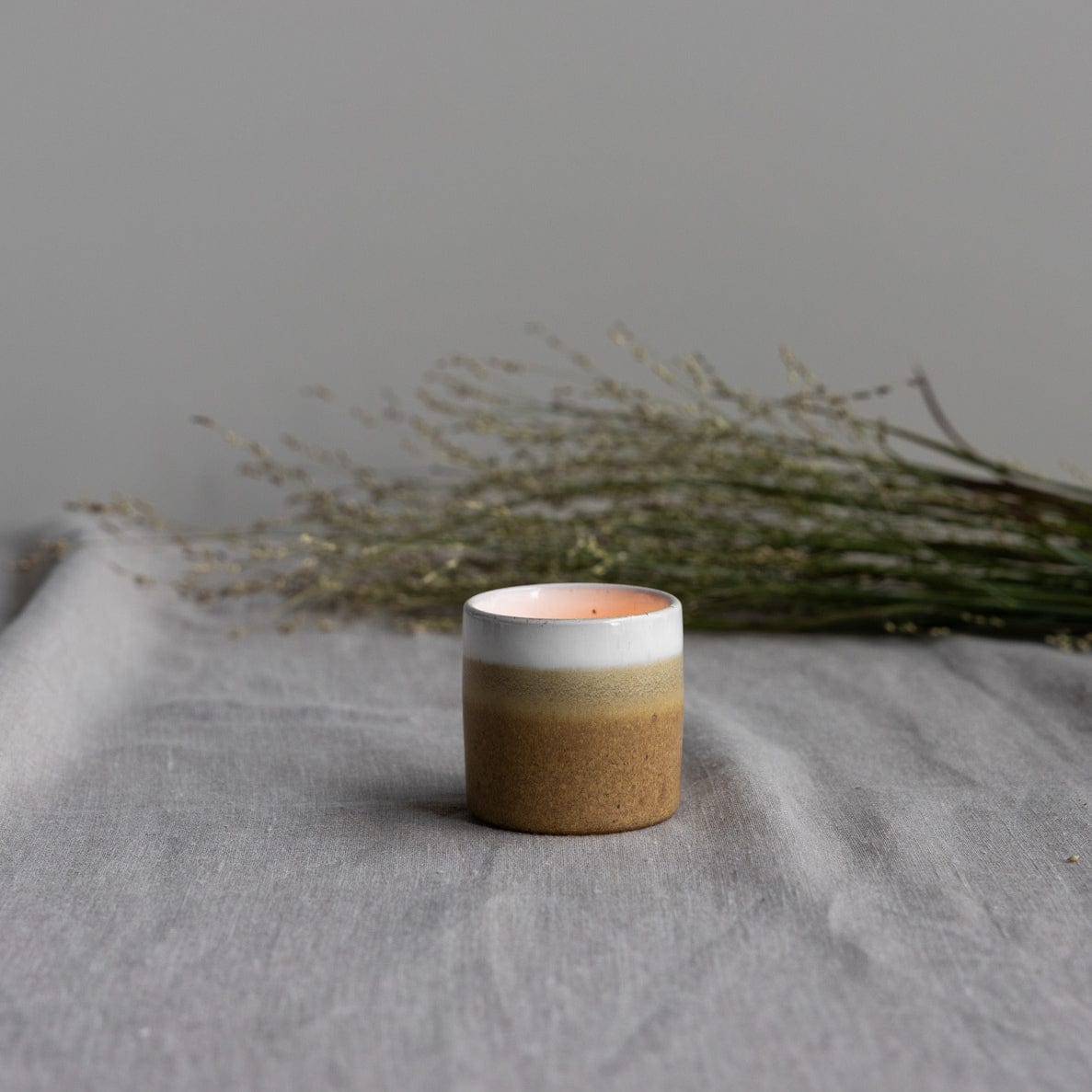 OUTLET Ljungarum Teelichthalter - hellbraun