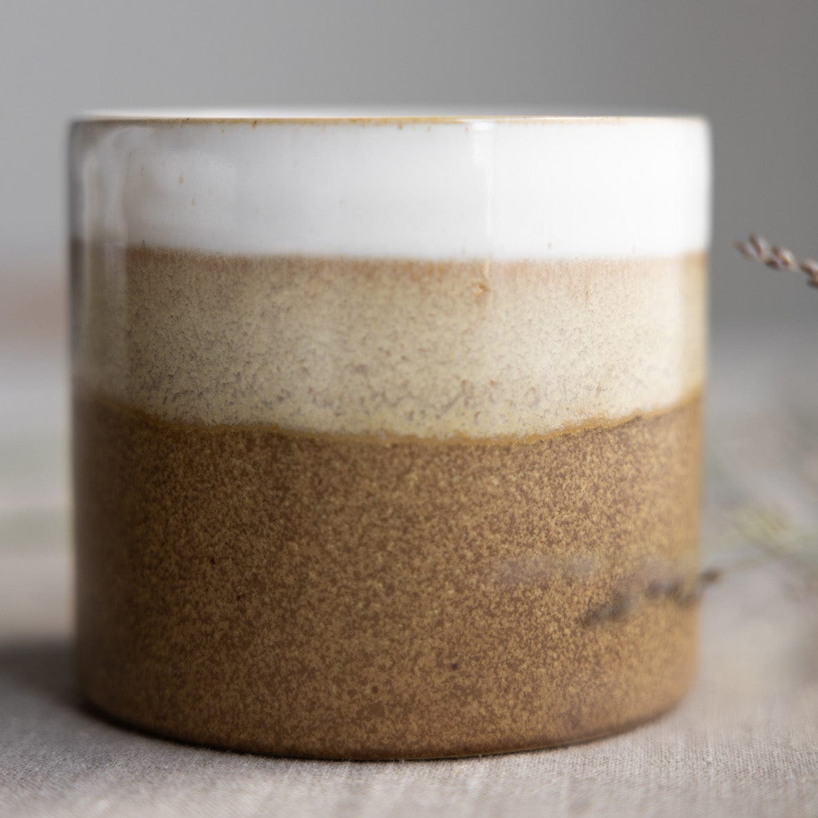 OUTLET Ljungarum Teelichthalter - hellbraun