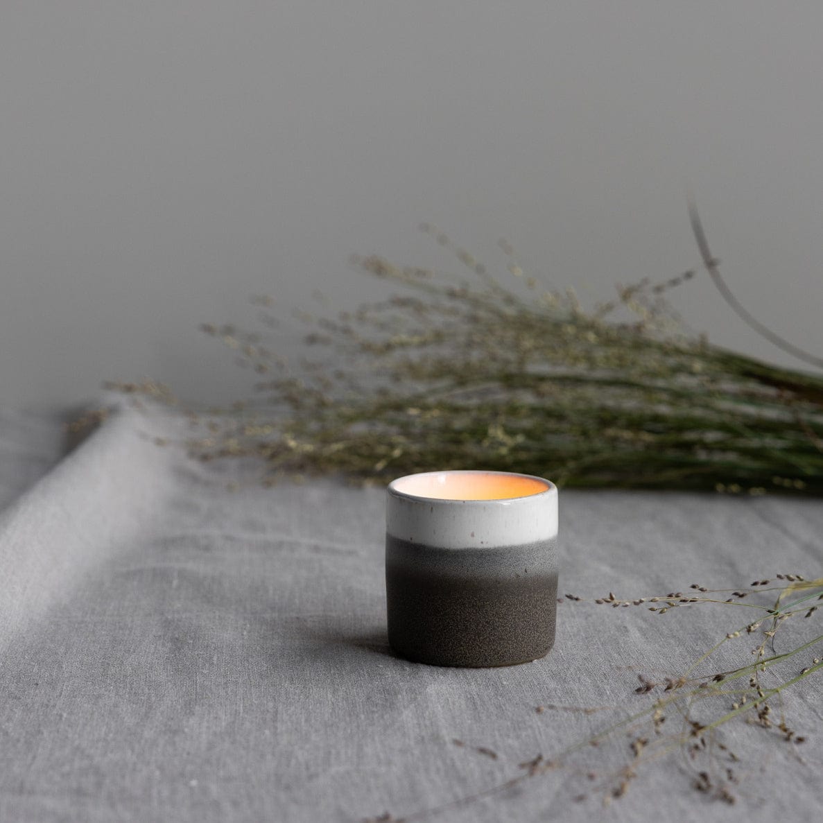 OUTLET Ljungarum Teelichthalter - grau