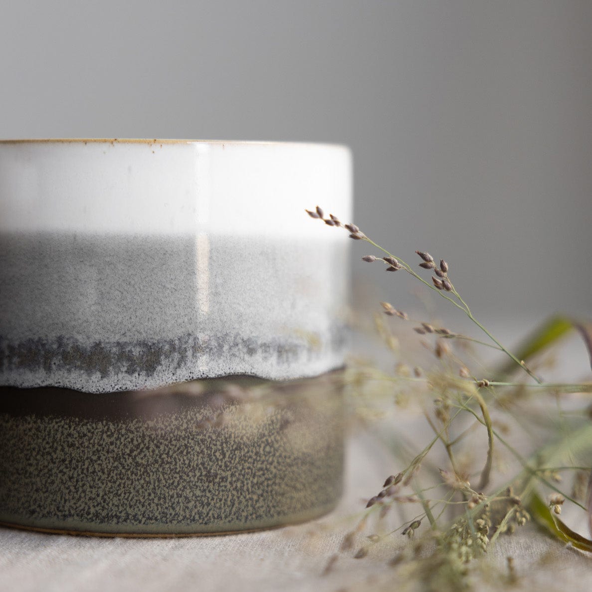 OUTLET Ljungarum Teelichthalter - grau