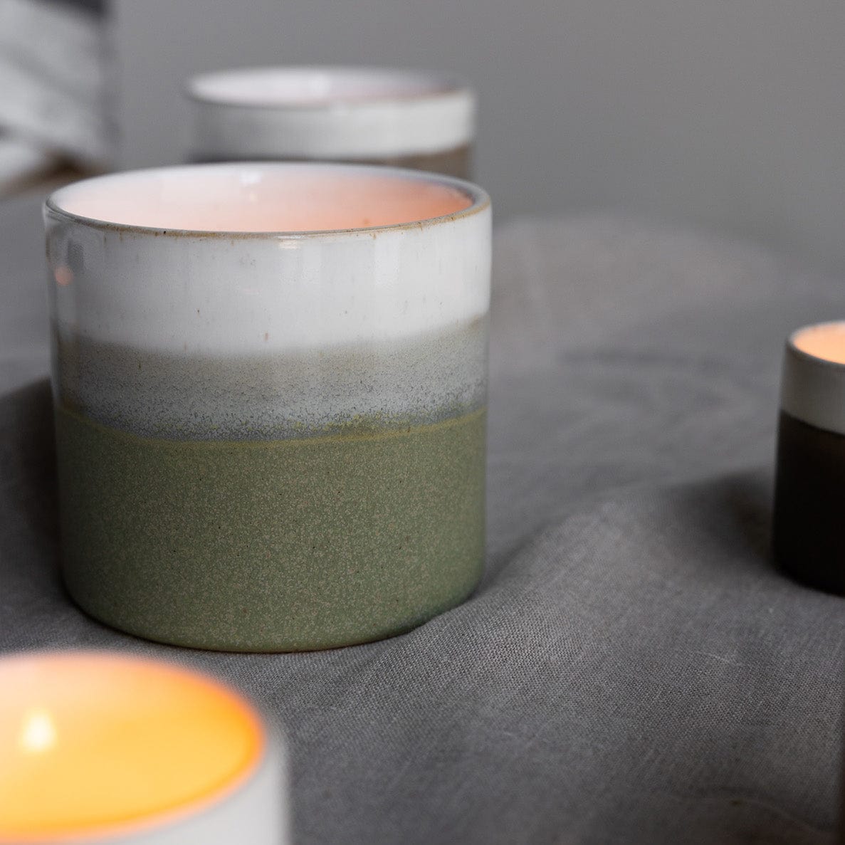 OUTLET Ljungarum Teelichthalter - grün
