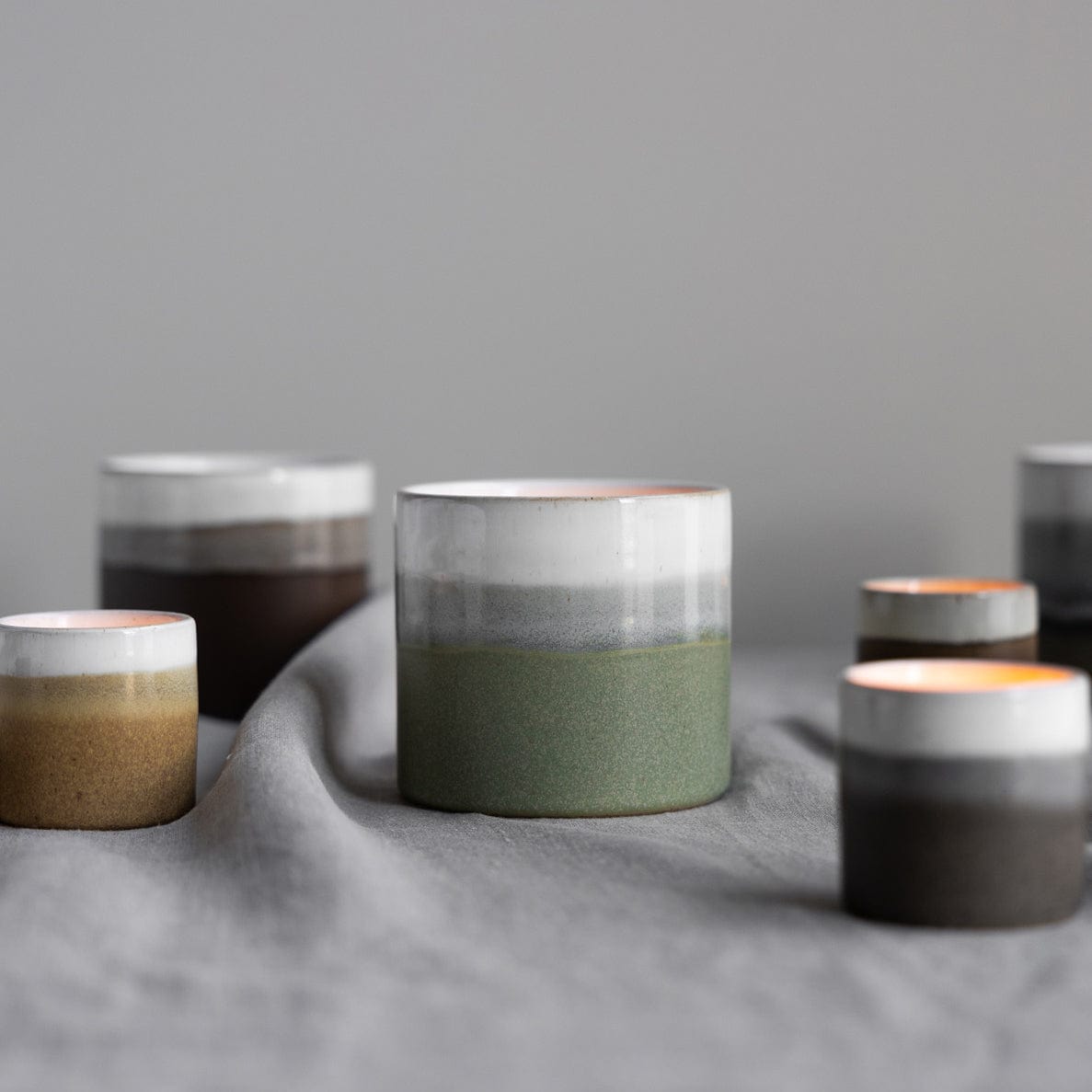OUTLET Ljungarum Teelichthalter - grün