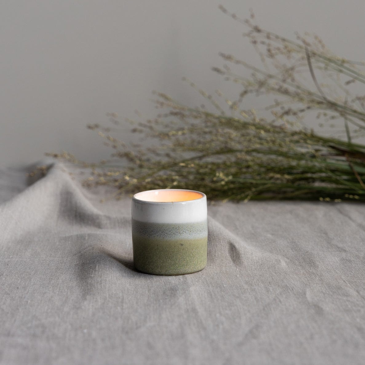 OUTLET Ljungarum Teelichthalter - grün