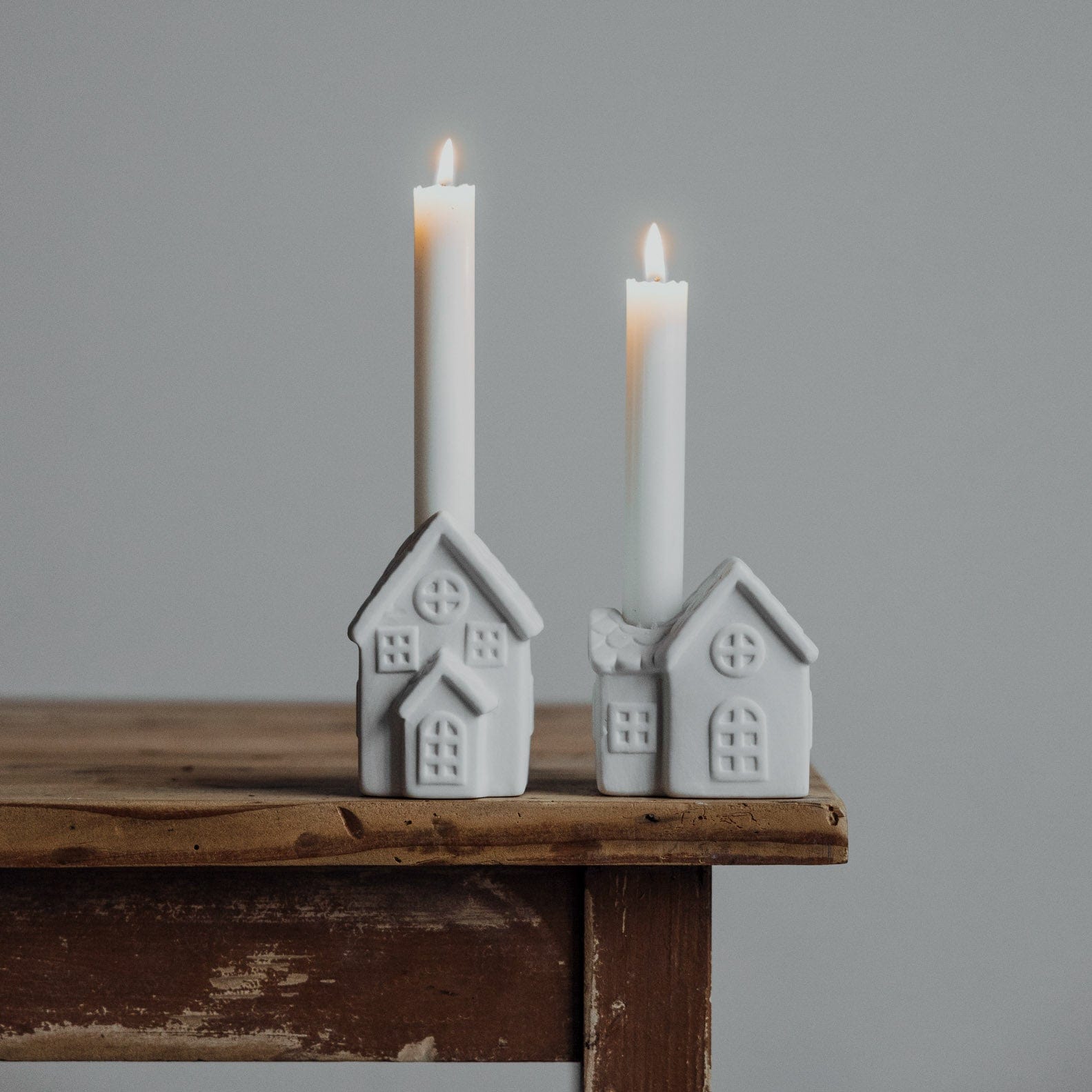 B-Ware Kerzenhalter Ljusstaden Nr 2 - weiß