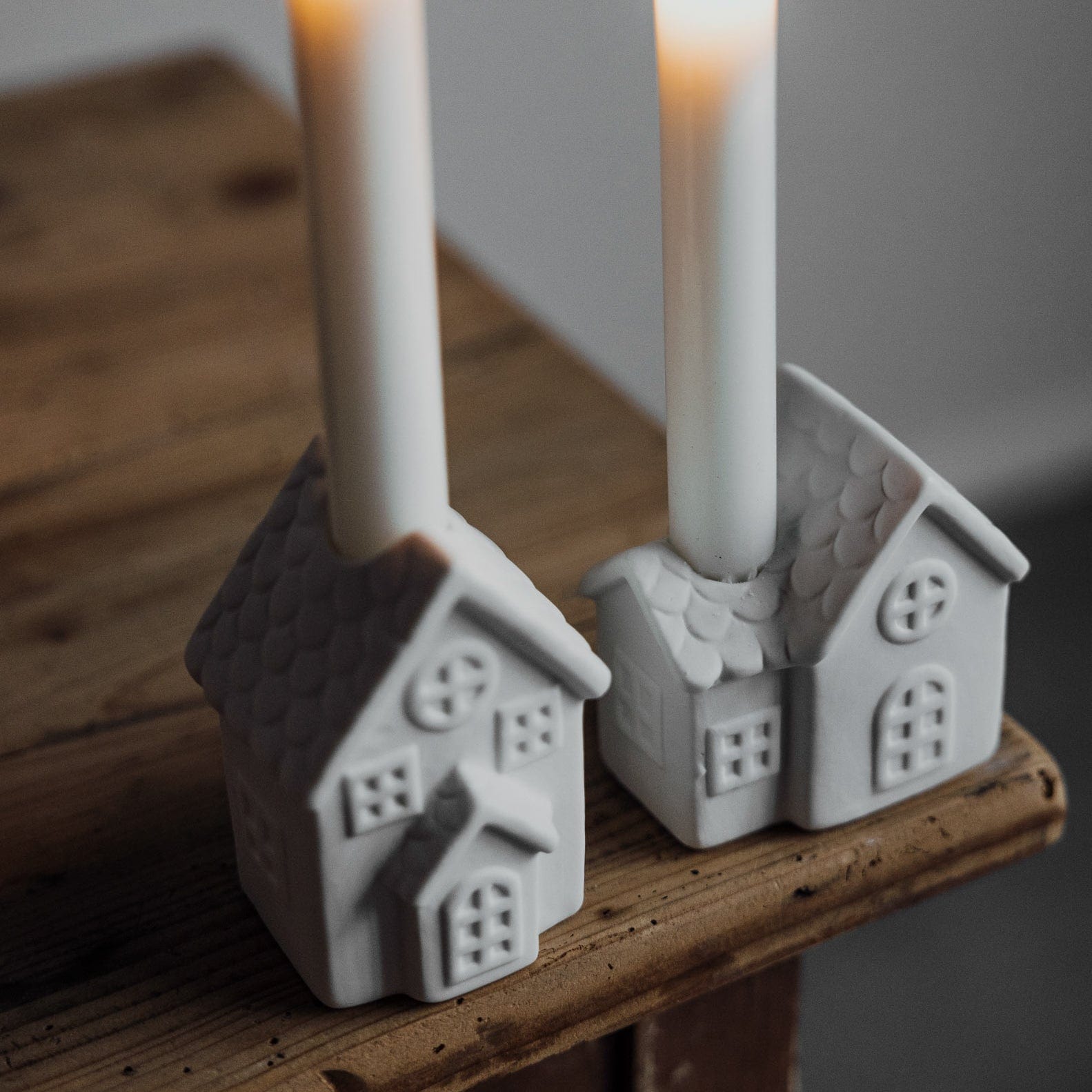 B-Ware Kerzenhalter Ljusstaden Nr 2 - weiß