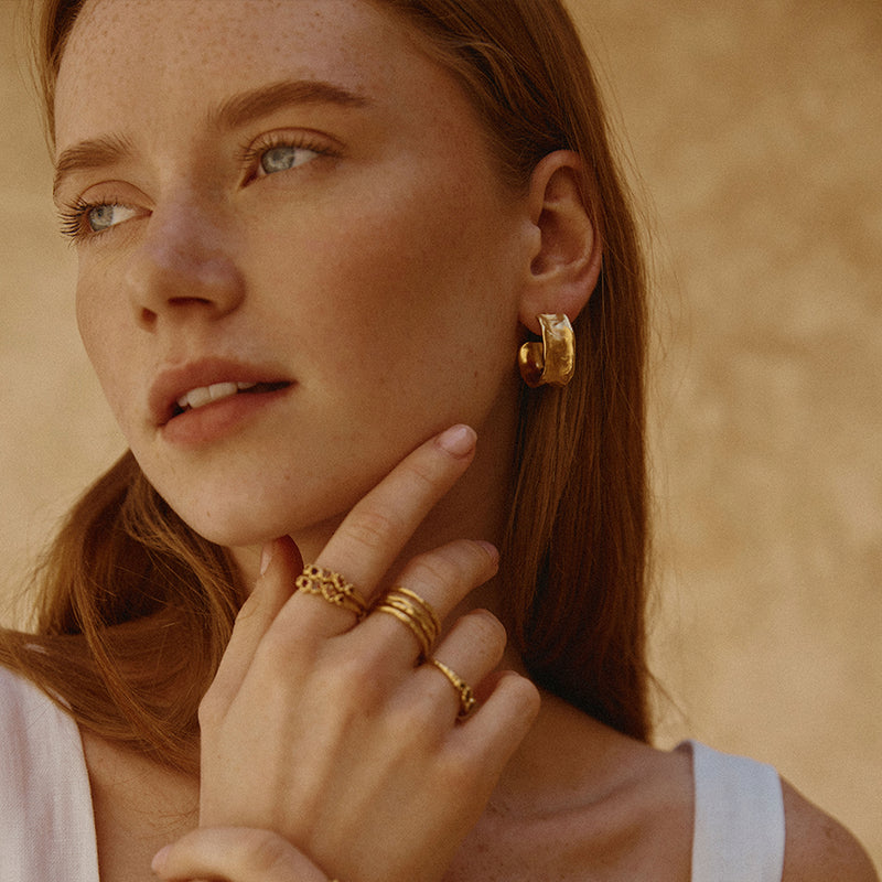 Ohrringe Lucca - gold