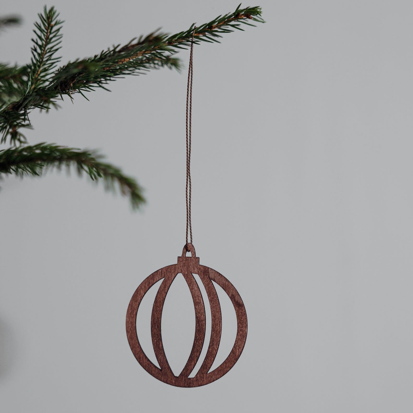 Holzanhänger Weihnachtskugel Målen