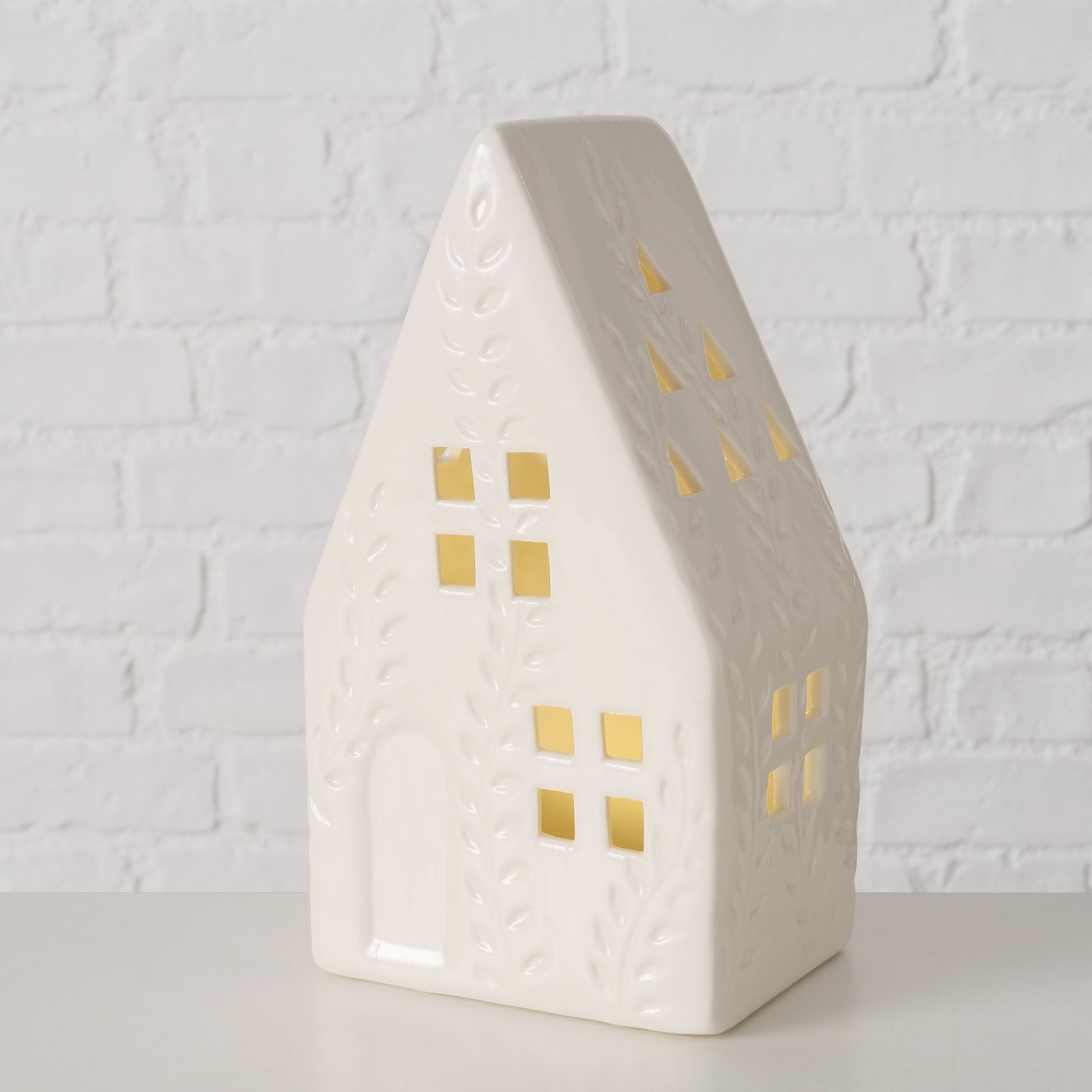 OUTLET Lichthaus Maries mit LED Beleuchtung - weiß